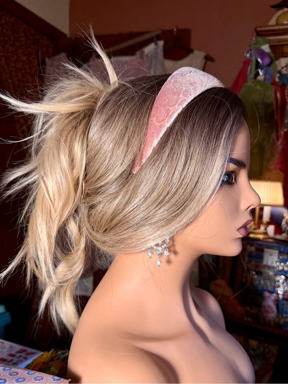 Anthropologie Wide Velvet Headband